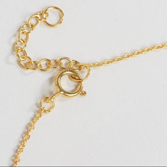 NIB ASOS Gold Plated Sterling Silver Bar Bracelet - Picture 3 of 6